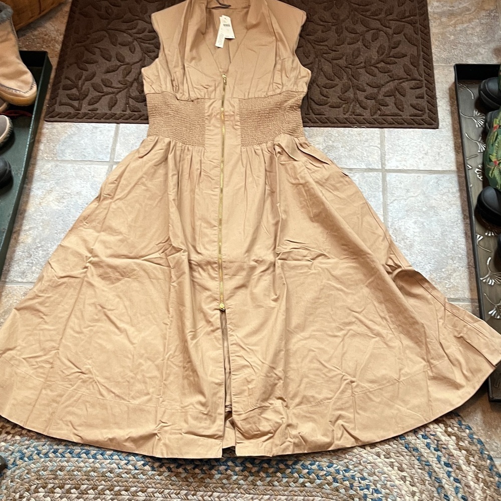 Anthropologie Tommie Cap Sleeve Shirt Dress Size Large NWT - Picture 6 of 13